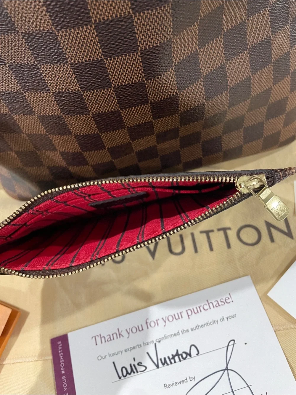 Louis Vuitton Neverfull PM Damier Ebene